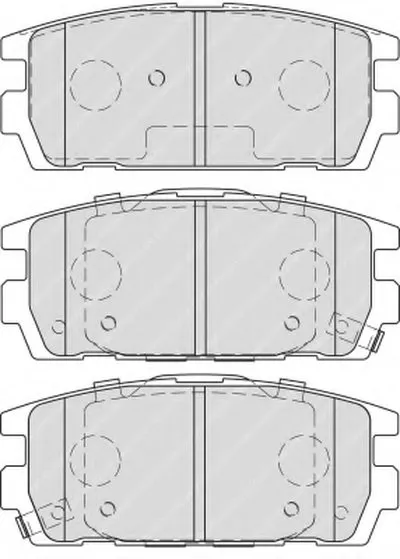 Комплект тормозных колодок, дисковый тормоз PREMIER FERODO купить