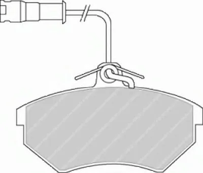 Комплект тормозных колодок, дисковый тормоз PREMIER FERODO купить