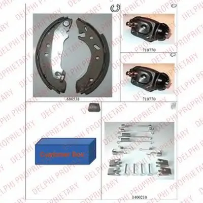 Комплект тормозных колодок DELPHI купить