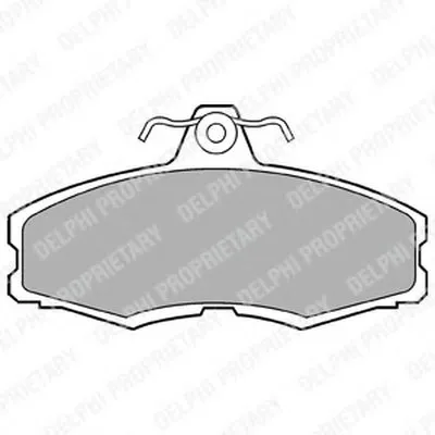 Комплект тормозных колодок, дисковый тормоз DELPHI купить