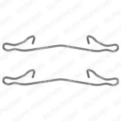 Комплектующие, колодки дискового тормоза DELPHI купить