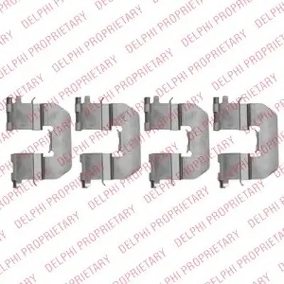 Комплектующие, колодки дискового тормоза DELPHI купить