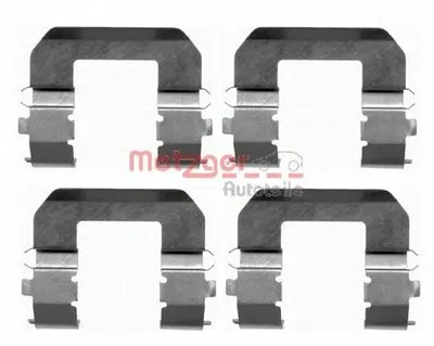 Комплектующие, колодки дискового тормоза METZGER купить