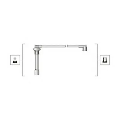 Комплект проводов зажигания MAGNETI MARELLI купить