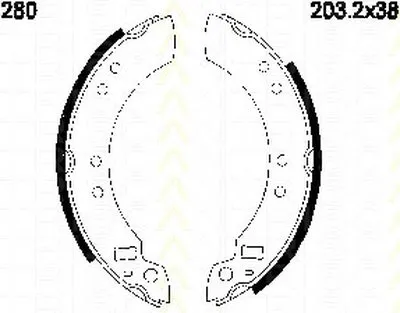 Комплект тормозных колодок TRISCAN купить