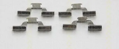 Комплектующие, колодки дискового тормоза TRISCAN купить