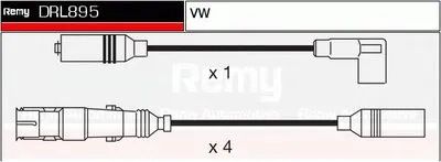 Комплект проводов зажигания Brand New REMY (Multiline) DELCO REMY купить