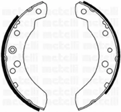 Комплект тормозных колодок METELLI купить