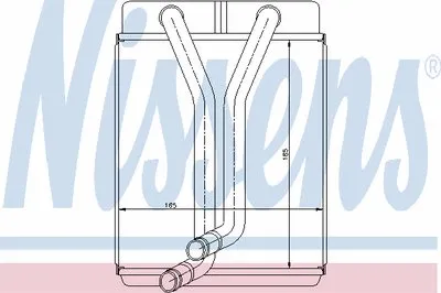 Теплообменник, отопление салона NISSENS купить