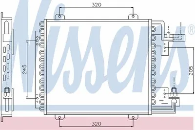 Конденсатор, кондиционер NISSENS купить