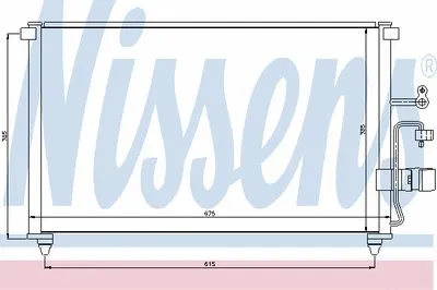 Конденсатор, кондиционер NISSENS купить