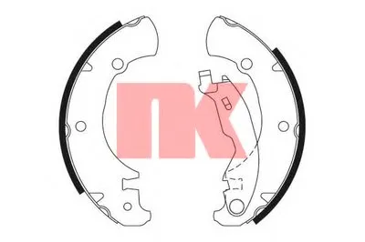 Комплект тормозных колодок NK купить