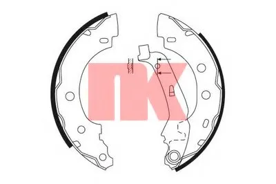 Комплект тормозных колодок NK купить