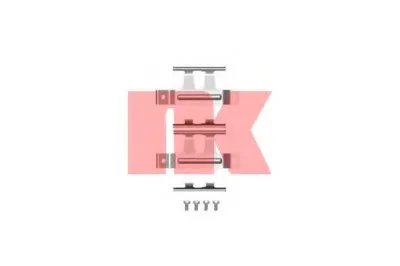Комплектующие, колодки дискового тормоза NK купить