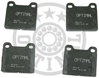 Комплект тормозных колодок, дисковый тормоз OPTIMAL купить