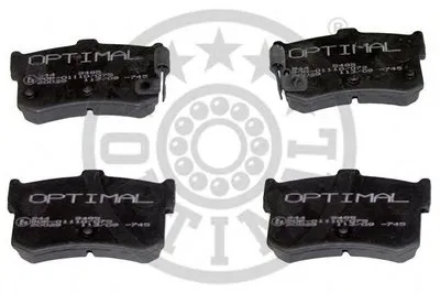 Комплект тормозных колодок, дисковый тормоз OPTIMAL купить