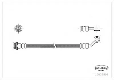 Тормозной шланг CORTECO купить