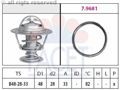 Термостат, охлаждающая жидкость FACET купить
