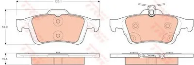Комплект тормозных колодок, дисковый тормоз COTEC TRW купить