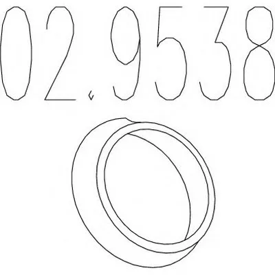 Уплотнительное кольцо, труба выхлопного газа MTS купить