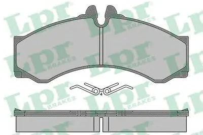 Комплект тормозных колодок, дисковый тормоз LPR купить