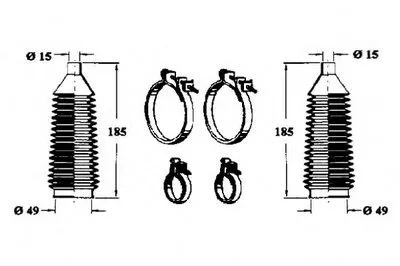 Комплект пылника, рулевое управление OCAP купить