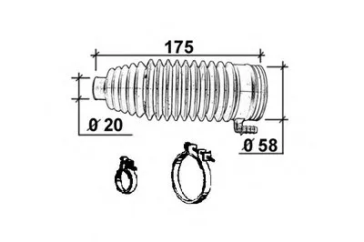 Комплект пылника, рулевое управление OCAP купить