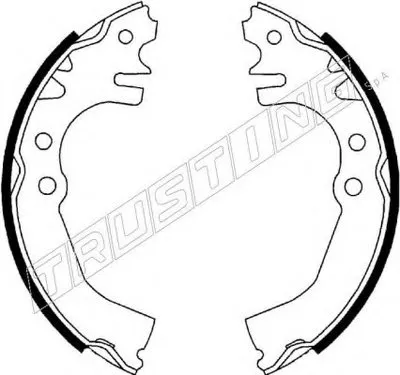Комплект тормозных колодок TRUSTING купить