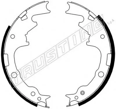 Комплект тормозных колодок TRUSTING купить