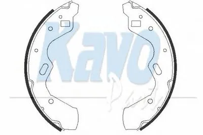 Комплект тормозных колодок MK KASHIYAMA KAVO PARTS купить