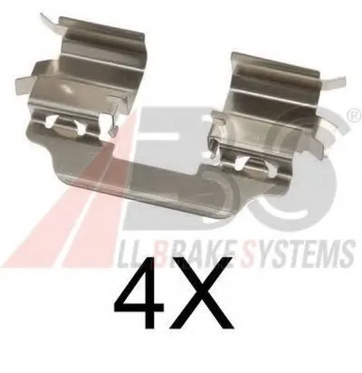 Комплектующие, колодки дискового тормоза A.B.S. купить