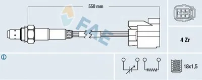 Лямда-зонд FAE купить