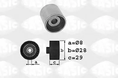 Паразитный / Ведущий ролик, зубчатый ремень SASIC купить
