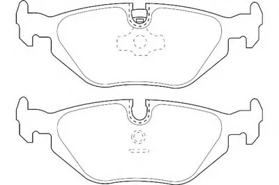 Комплект тормозных колодок, дисковый тормоз DURON купить