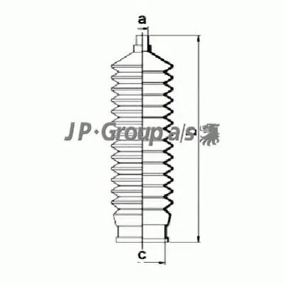 Комплект пылника, рулевое управление QH JP GROUP купить