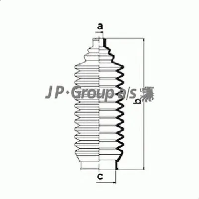 Комплект пылника, рулевое управление QH JP GROUP купить