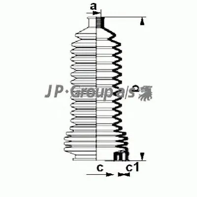 Комплект пылника, рулевое управление QH JP GROUP купить