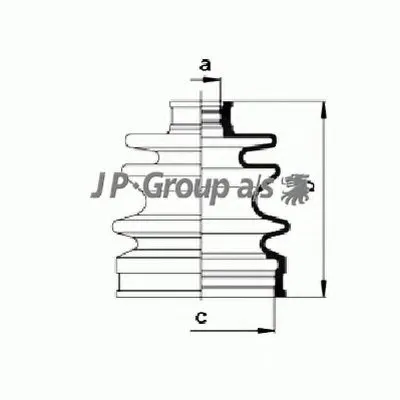 Комплект пылника, приводной вал QH JP GROUP купить