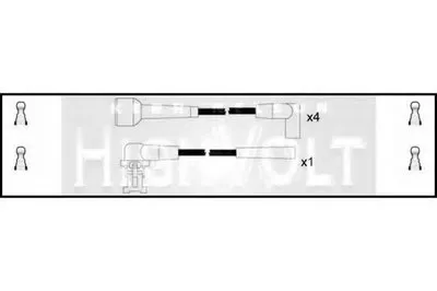 Комплект проводов зажигания HighVolt STANDARD купить
