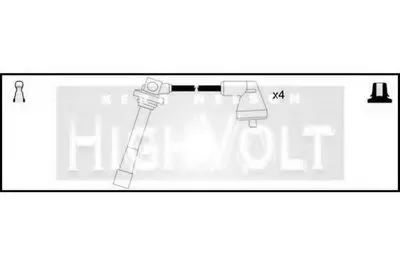 Комплект проводов зажигания HighVolt STANDARD купить