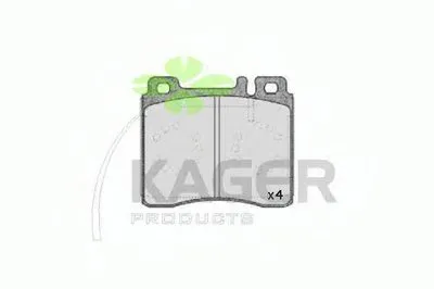 Комплект тормозных колодок, дисковый тормоз KAGER купить