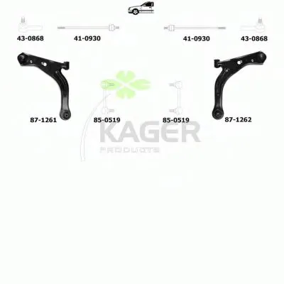 Подвеска колеса KAGER купить