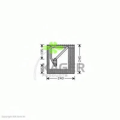 Испаритель, кондиционер KAGER купить