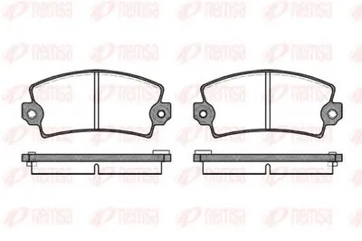 Комплект тормозных колодок, дисковый тормоз KAWE купить