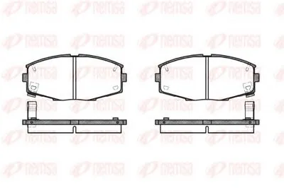 Комплект тормозных колодок, дисковый тормоз KAWE купить
