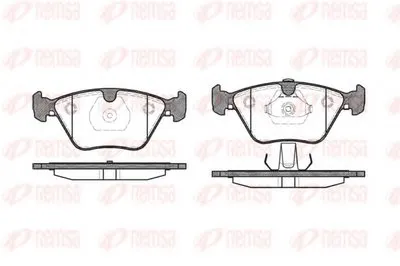 Комплект тормозных колодок, дисковый тормоз KAWE купить