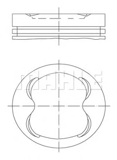 Поршень MAHLE ORIGINAL купить