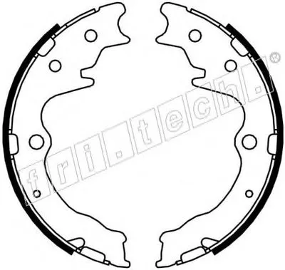 Комплект тормозных колодок, стояночная тормозная система fri.tech. купить