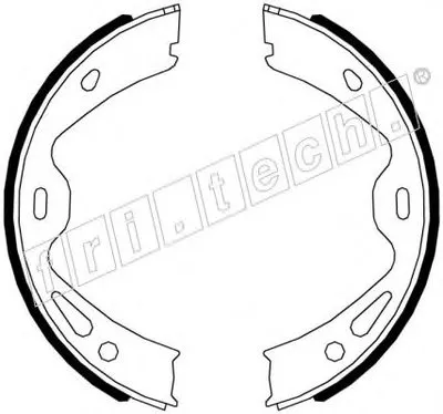 Комплект тормозных колодок, стояночная тормозная система fri.tech. купить