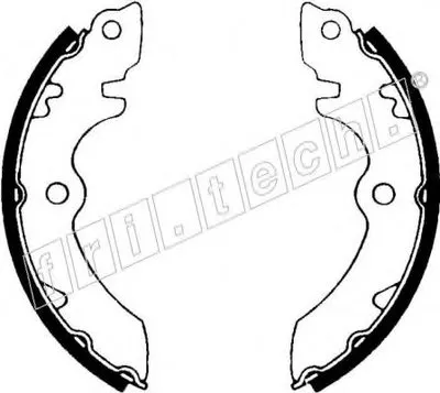 Комплект тормозных колодок fri.tech. купить